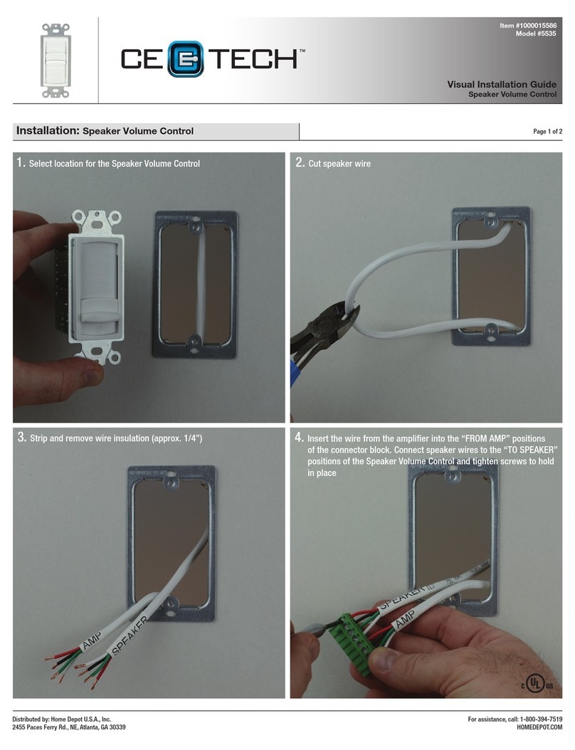 CE Tech 5535 installation guide