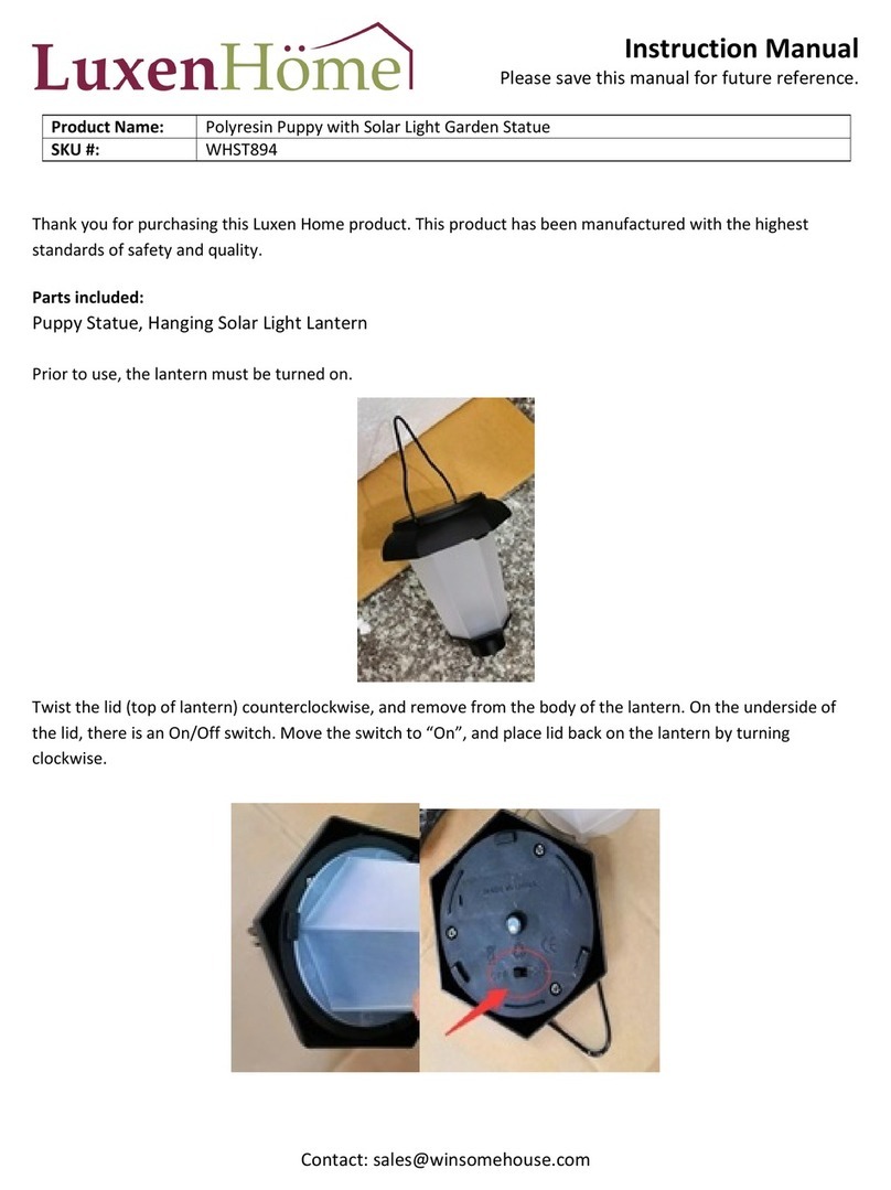 LuxenHome WHST894 instruction manual