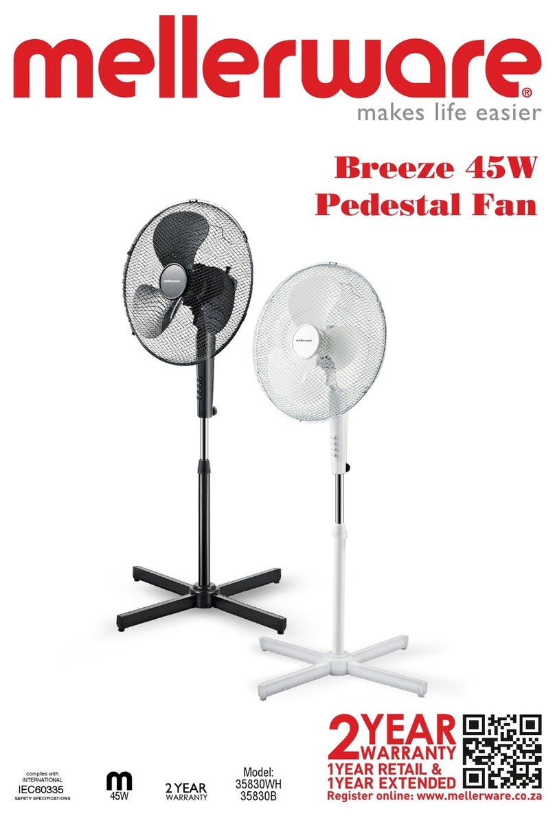 Mellerware Breeze 35830WH manual