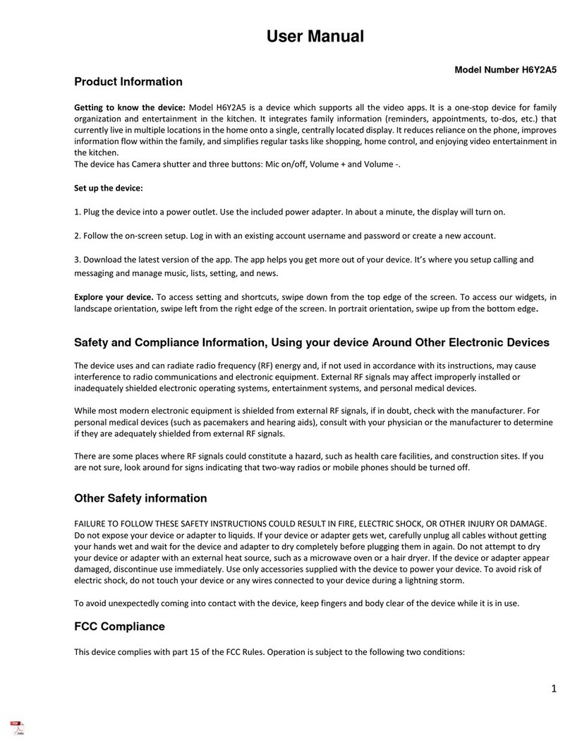 Amazon H6Y2A5 User manual