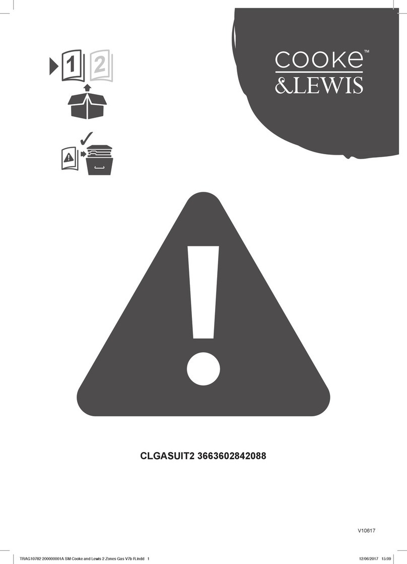 Cooke & Lewis CLGASUIT2 manual