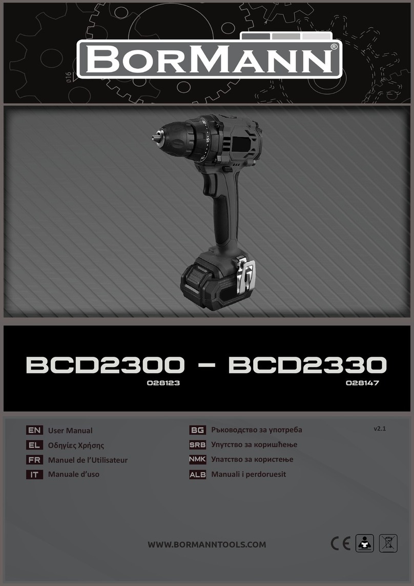 BorMann BCD2300 user manual