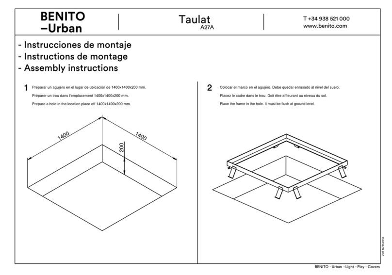 BENITO Urban Taulat A27A Assembly instructions