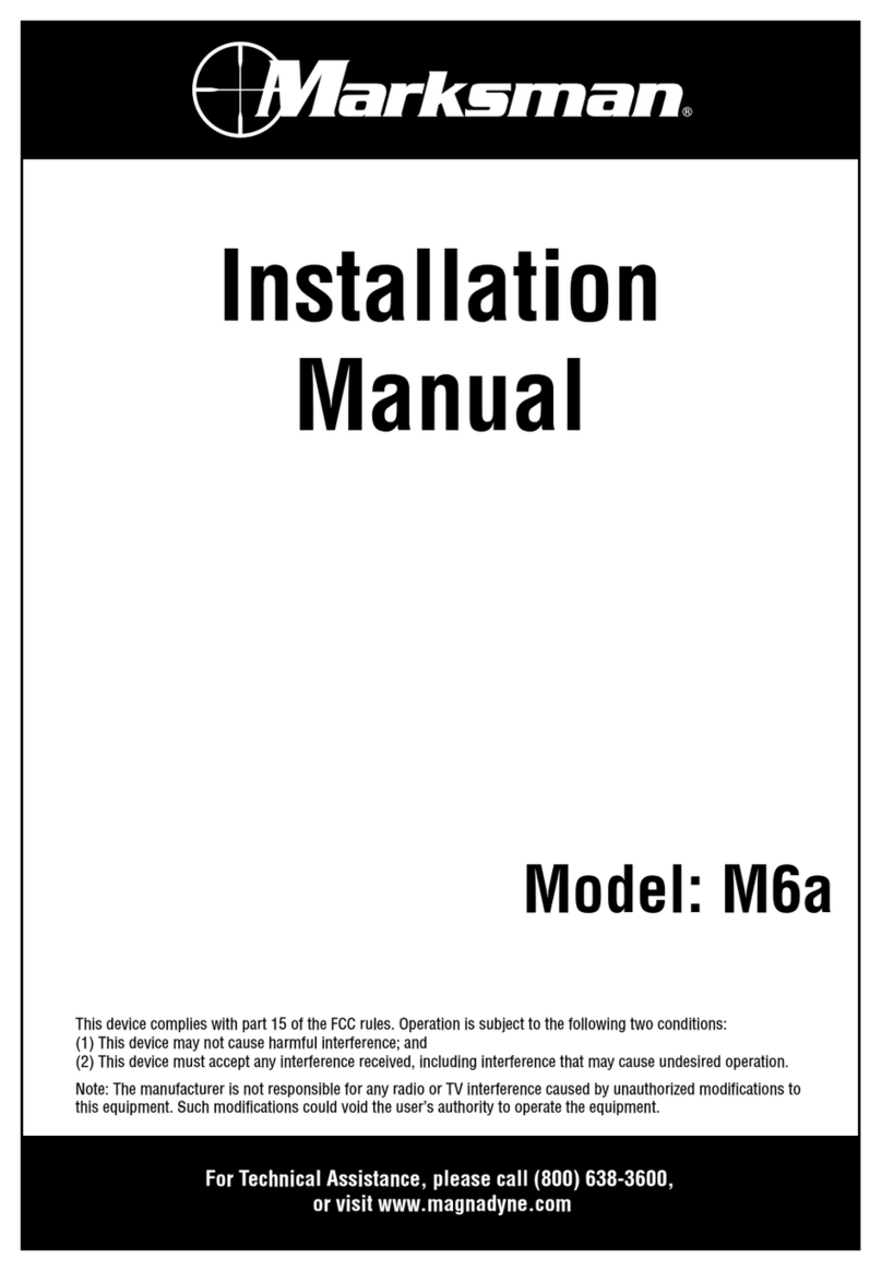 Marksman M6A User manual