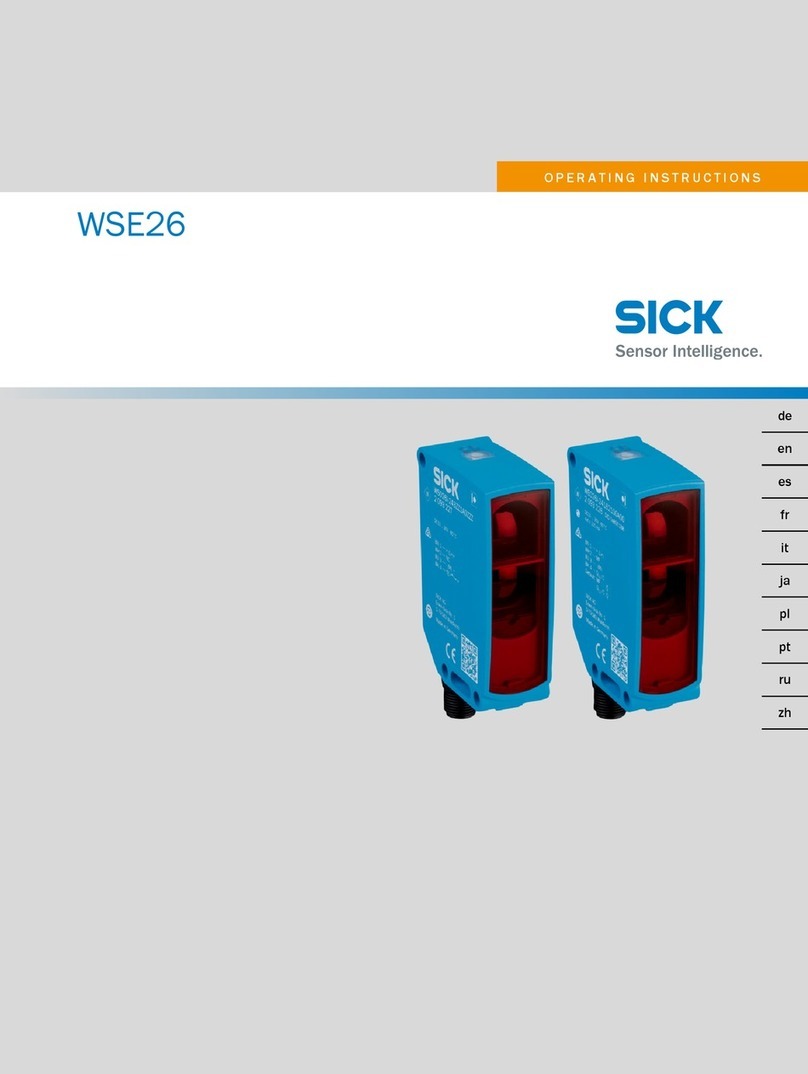 SICK W26 operating instructions