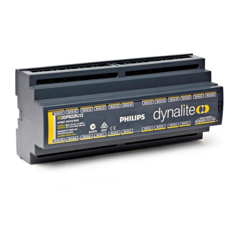 Philips Dynalite DDPB22RJ12 instruction manual