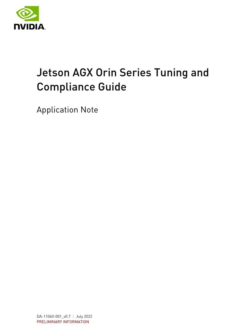Nvidia Jetson AGX Orin Series Installation and operating manual