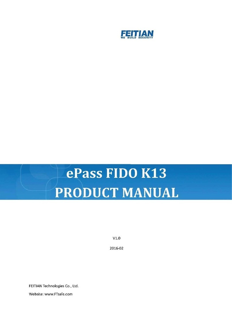 FEITIAN ePass FIDO K13 product manual