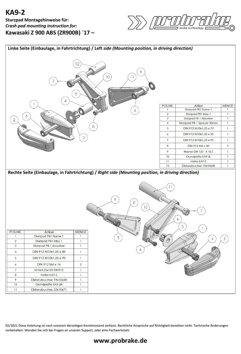 probrake KA9-2 Mounting instruction