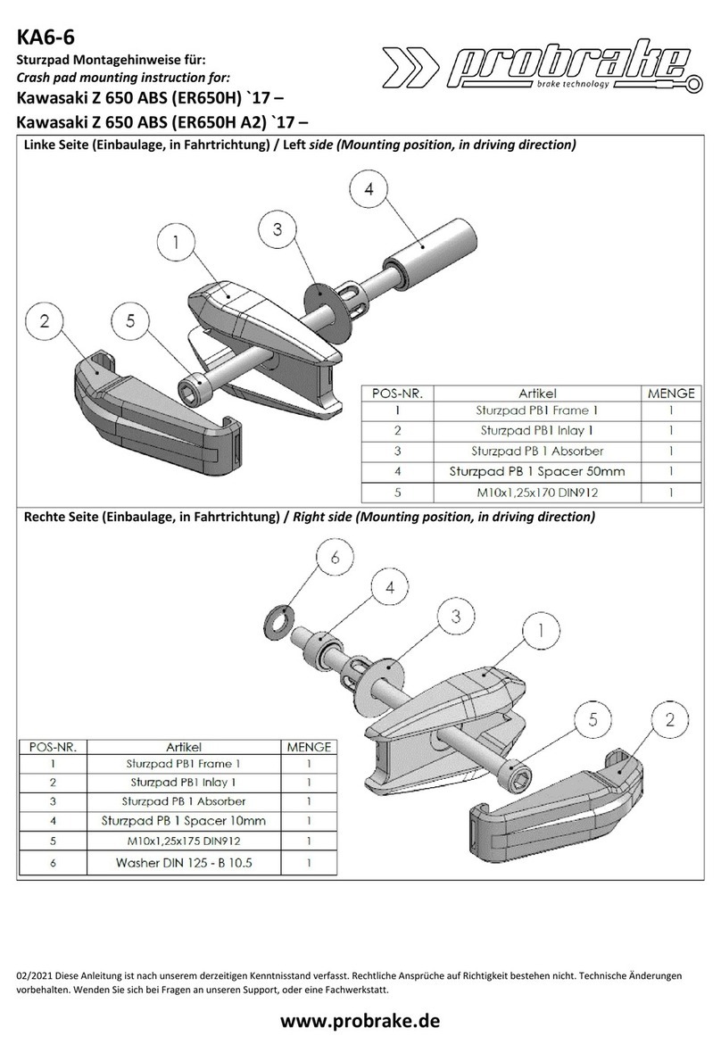 probrake KA6-6 Mounting instruction