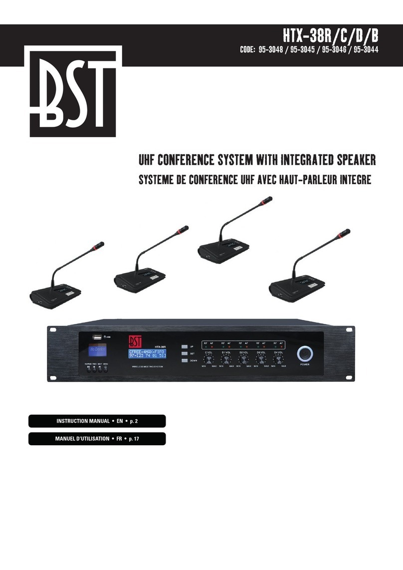 BST HTX-38R instruction manual