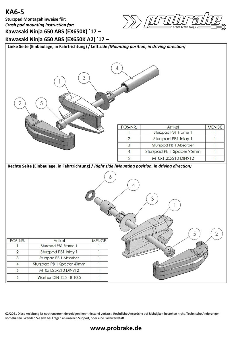 probrake KA6-5 Mounting instruction