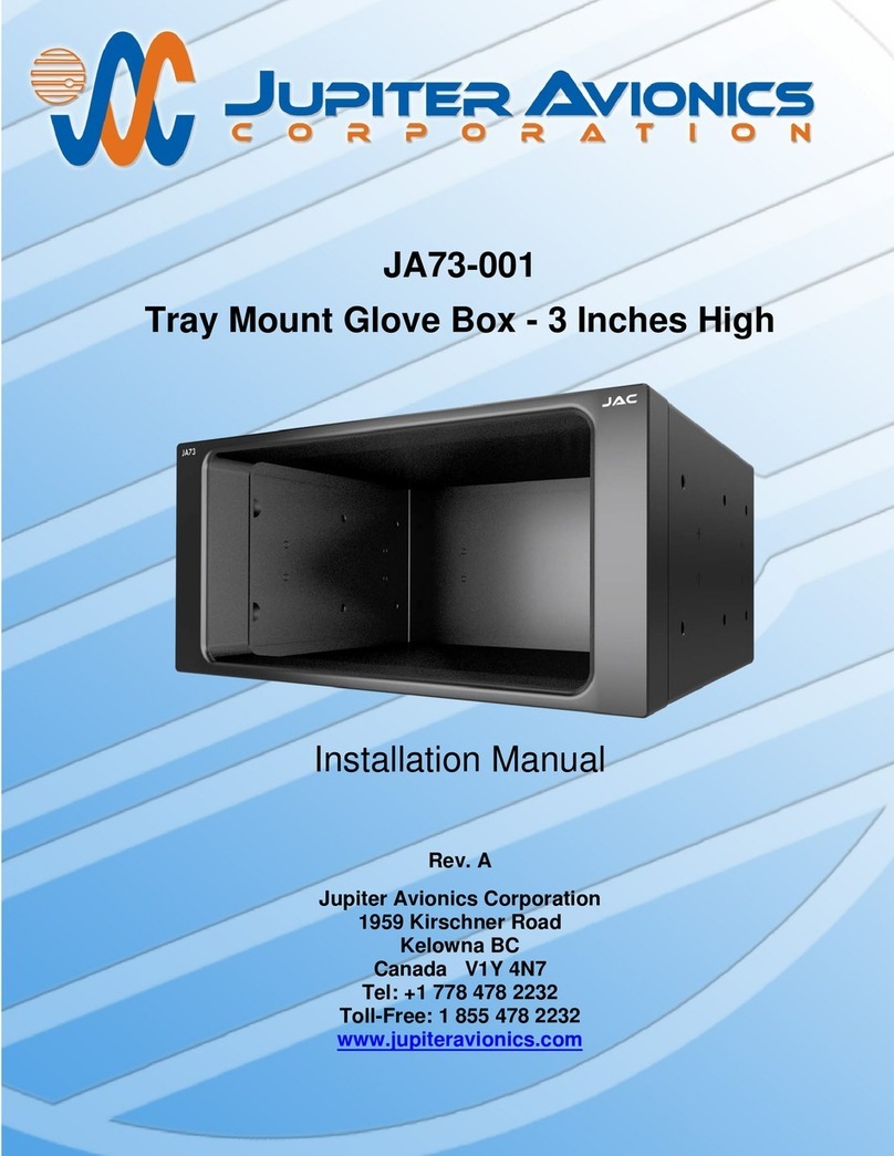 Jupiter Avionics JA73-001 installation manual