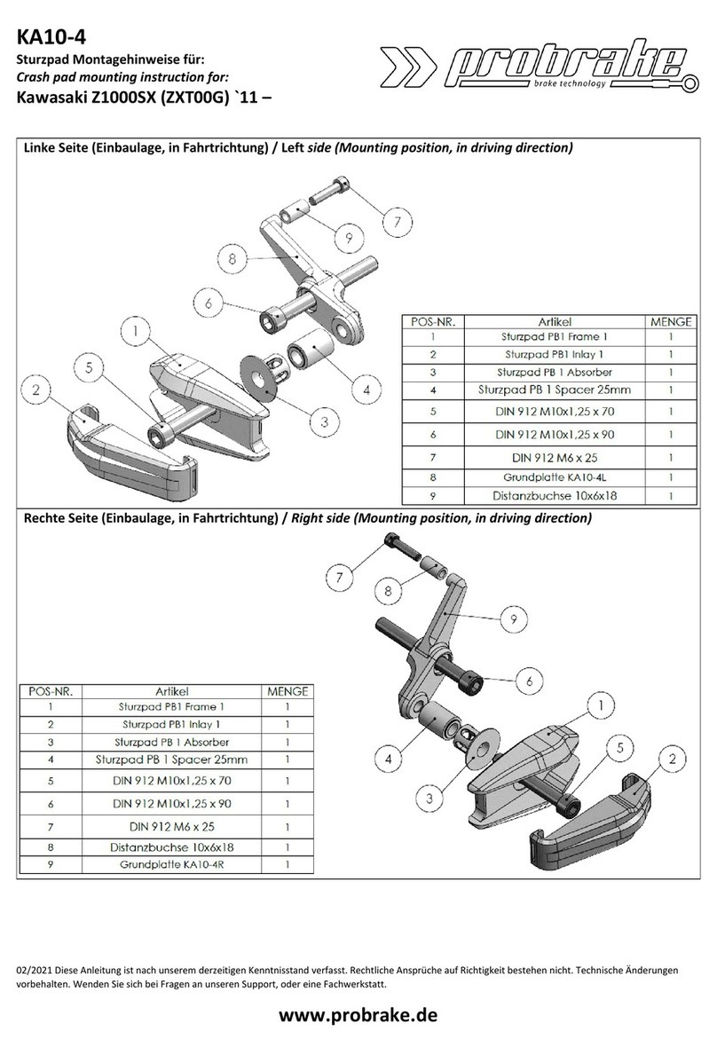 probrake KA10-4 Mounting instruction