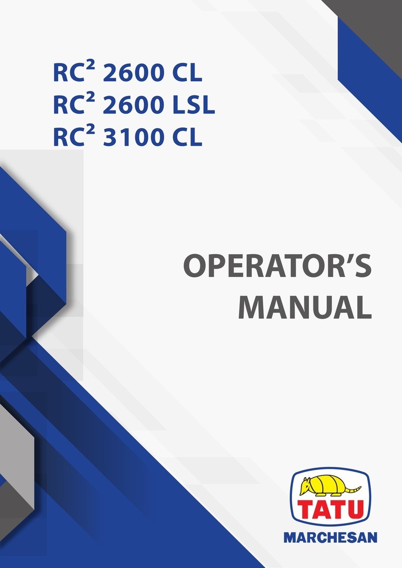 Tatu Marchesan RC2 2600 CL Operator's manual