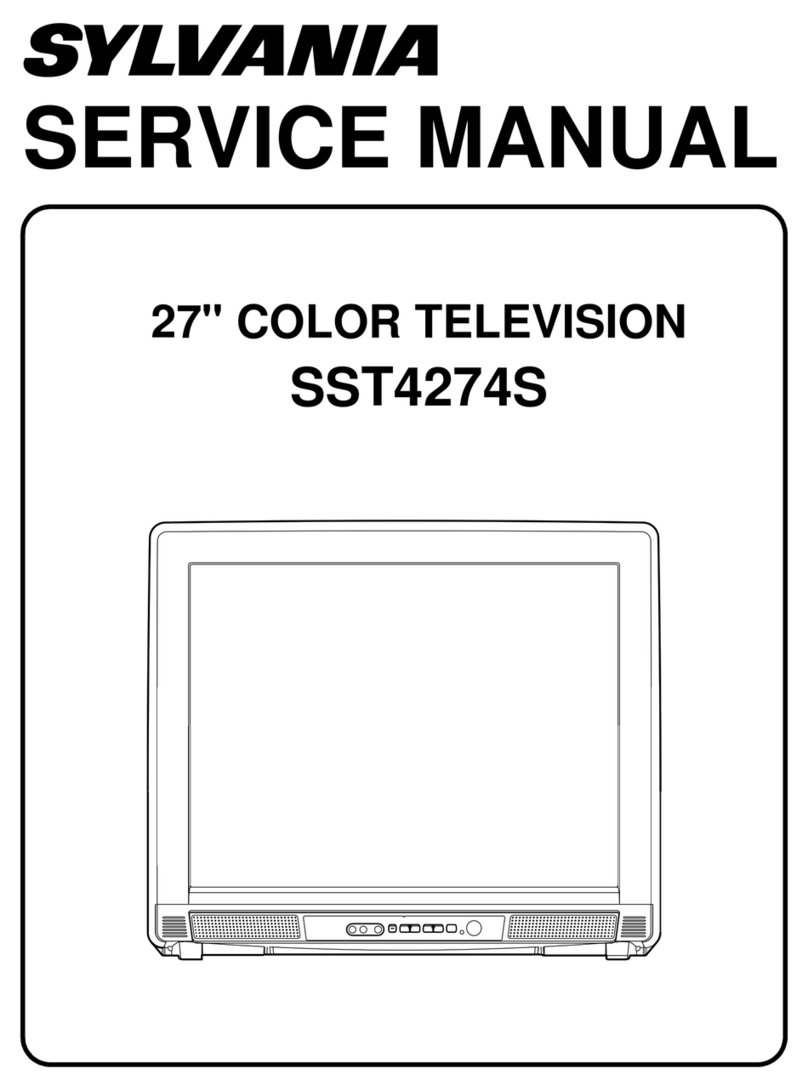 Sylvania SST4274S Service manual