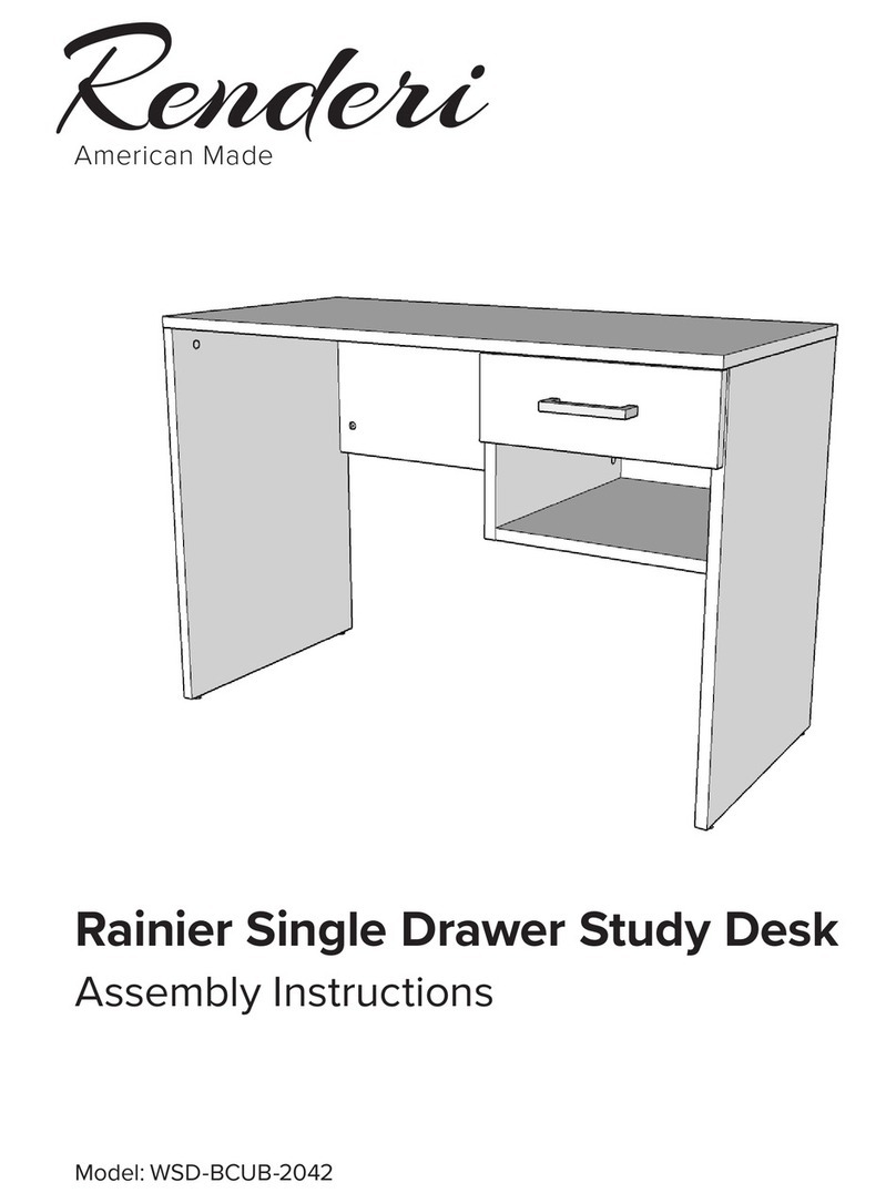 Renderi Rainier WSD-BCUB-2042 Assembly instructions Renderi Rainier WSD-BCUB-2042 Assembly instructions