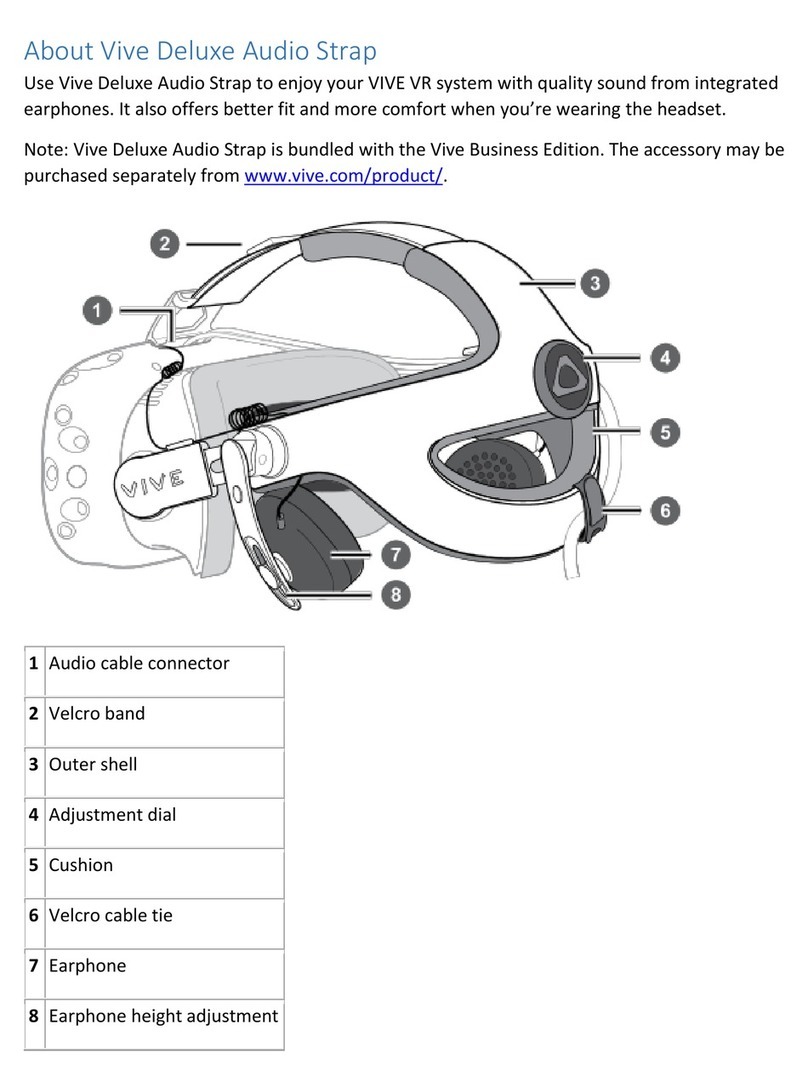 Vive Deluxe Audio Strap manual