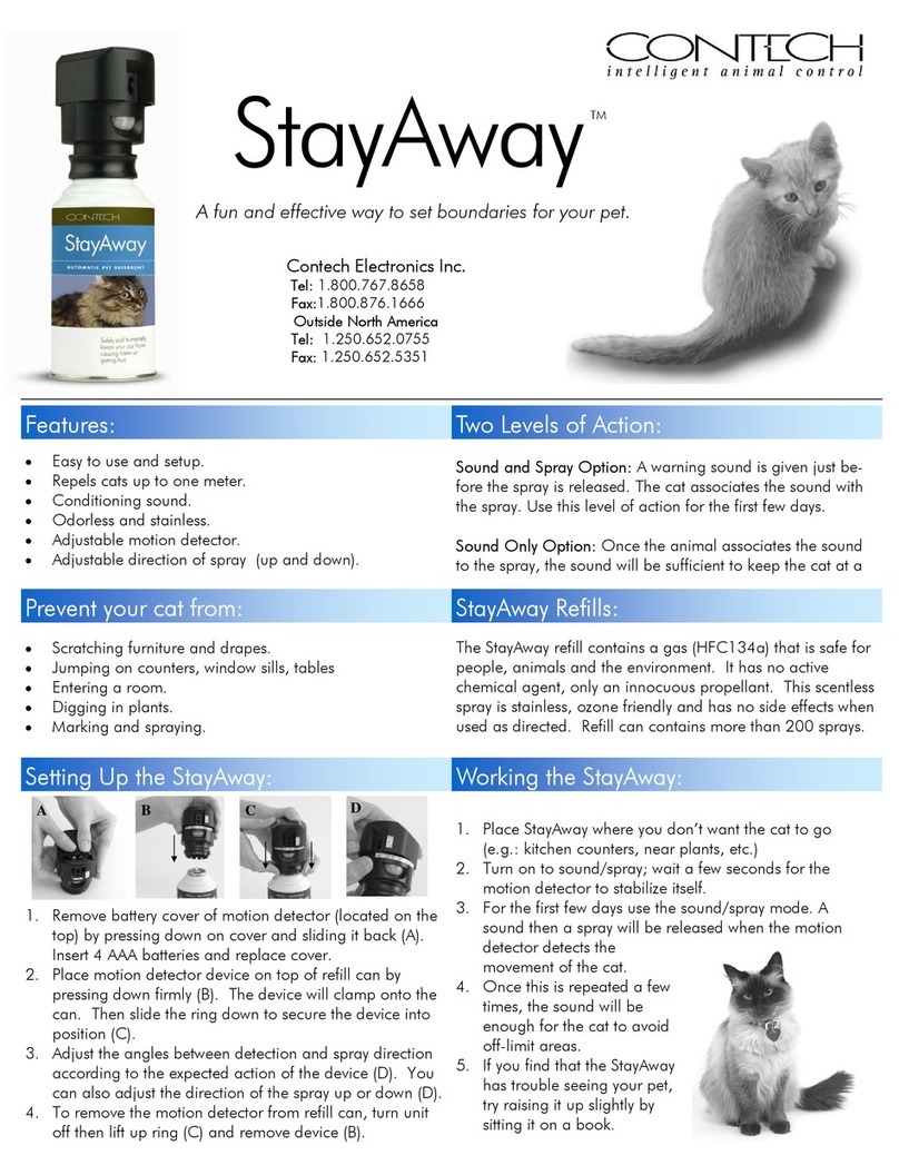 Contech StayAway User manual