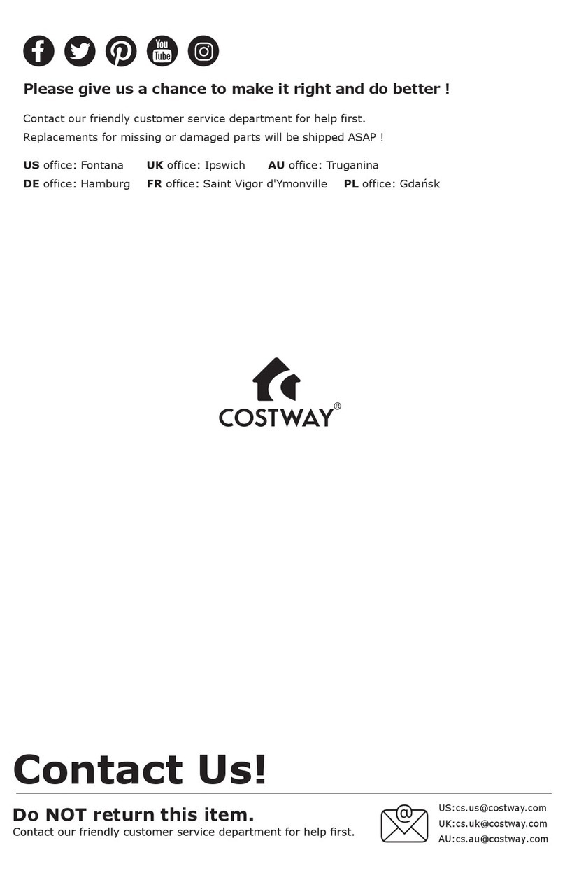 Costway FP10104US user manual