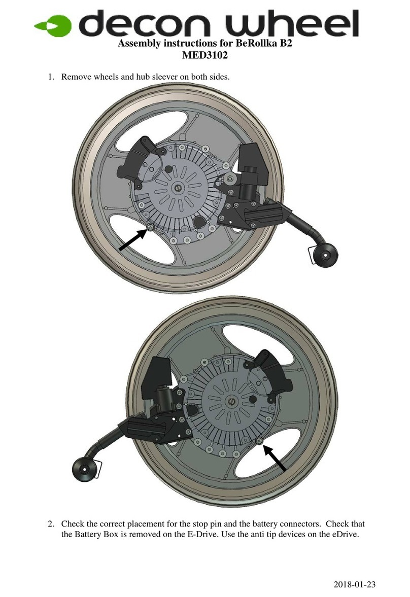 Decon wheel BeRollka B2 MED3102 User manual Decon wheel BeRollka B2 MED3102 User manual