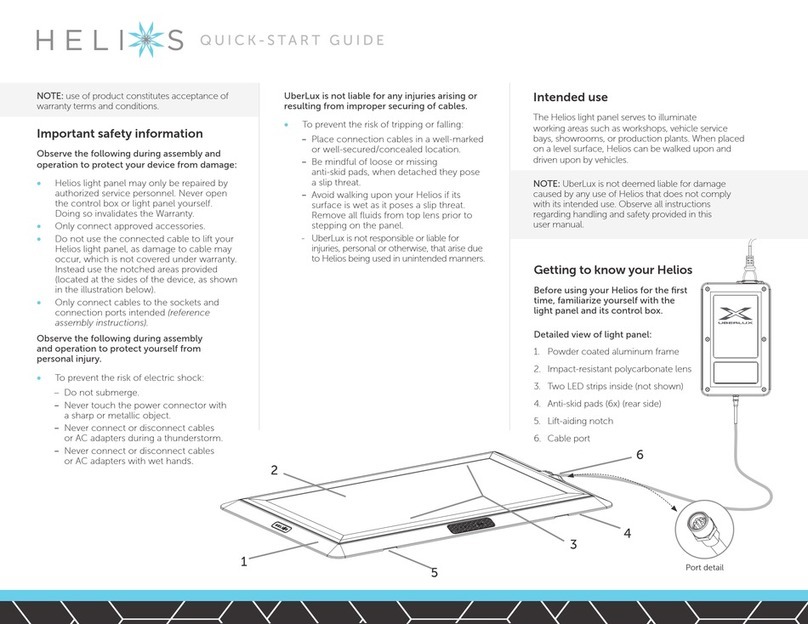 Helios UberLux User manual