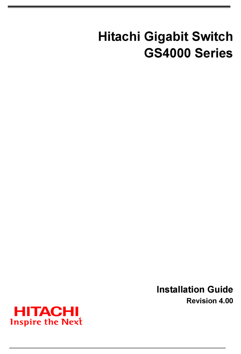 Hitachi GS4000 Series installation guide