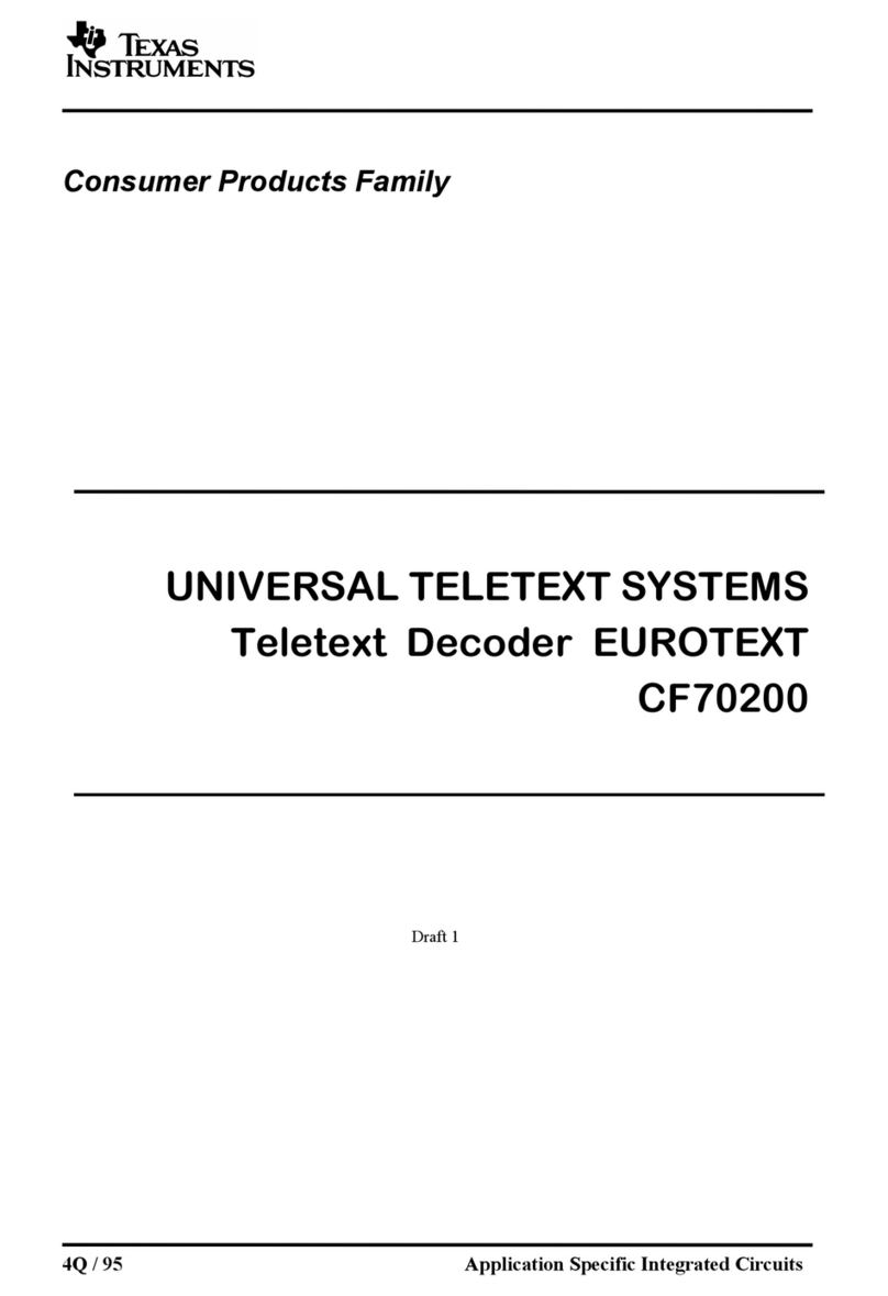 Texas Instruments EUROTEXT CF70200 manual