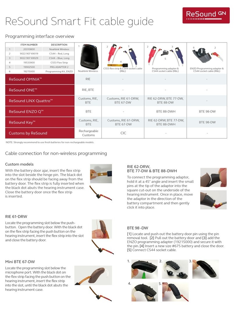 ReSound 20310800 Guide