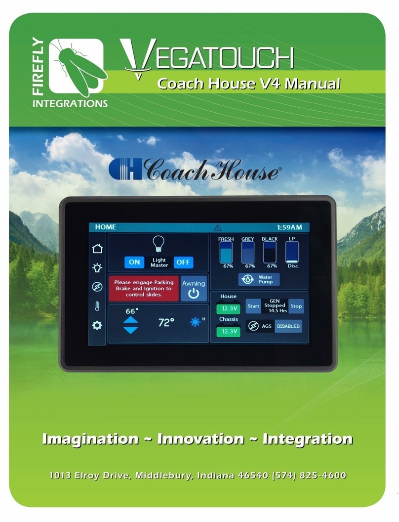 Firefly VEGATOUCH Coach House V4 manual Firefly VEGATOUCH Coach House V4 manual