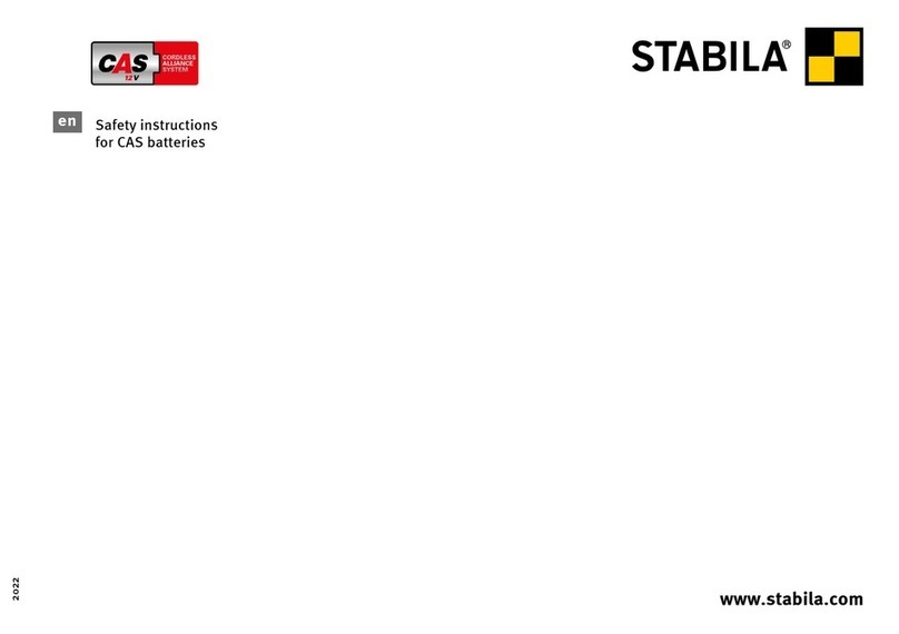CAS STABILA Safety instruction