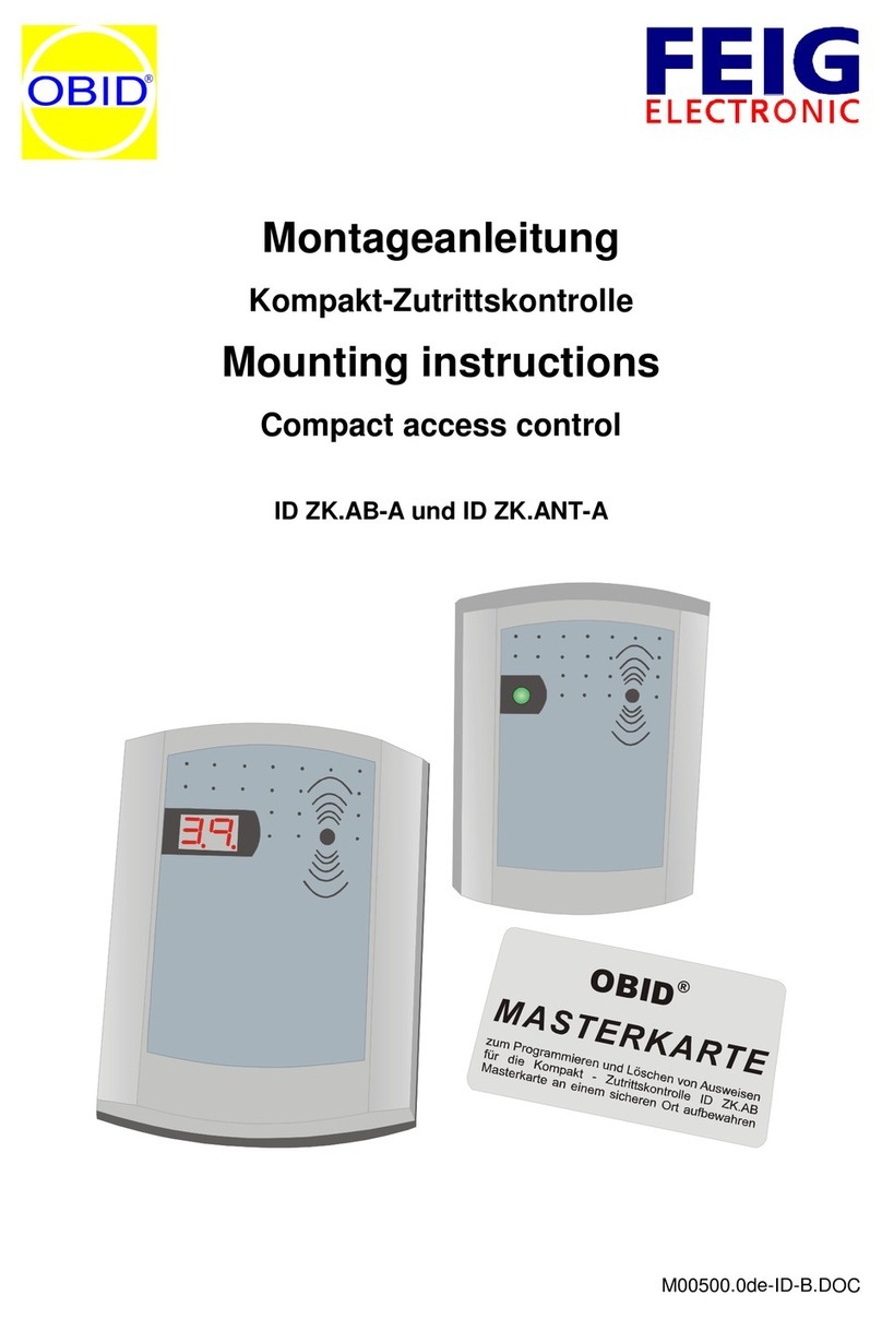 OBID FEIG ID ZK.AB-A Mounting instructions