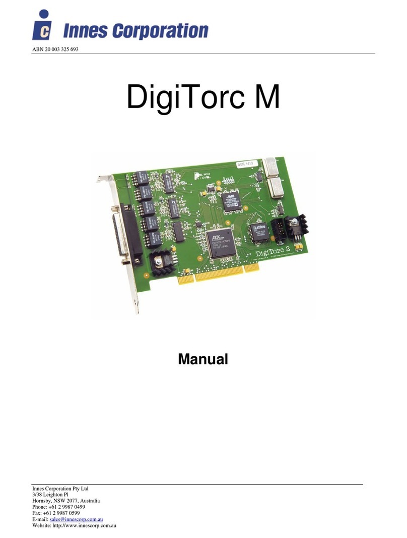 Innes DigiTorc M manual