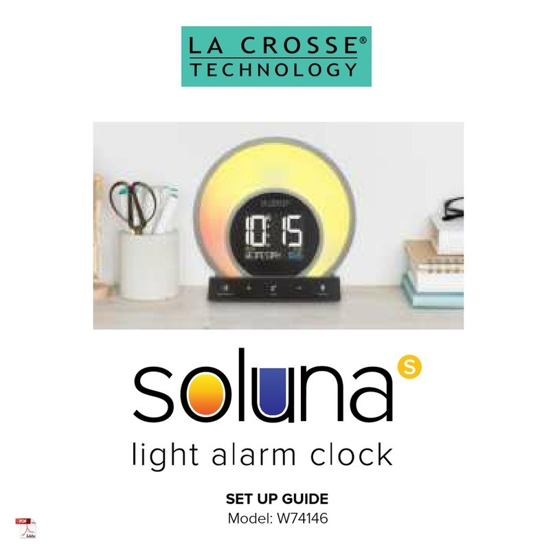 La Crosse Technology soluna W74146 User manual