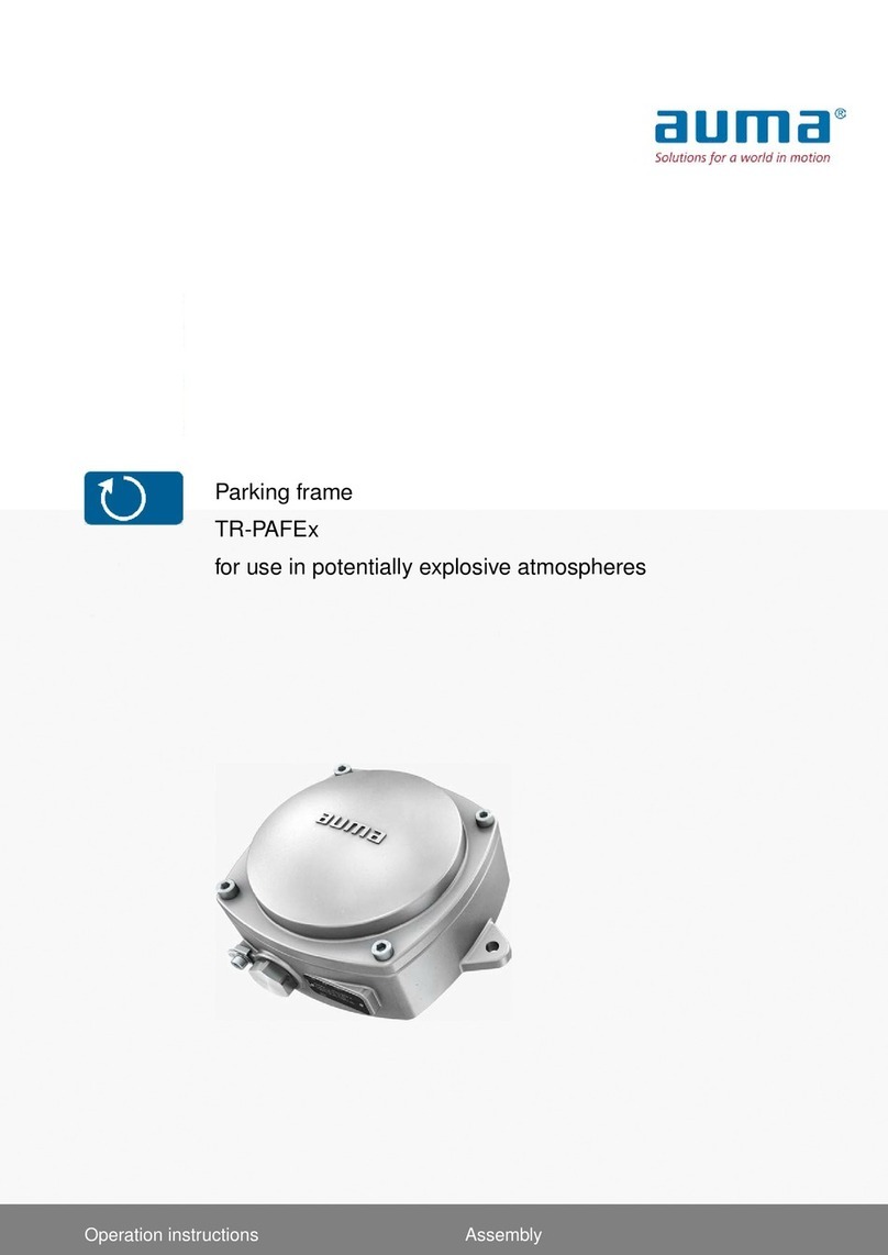 AUMA TR-PAFE Series operation instruction