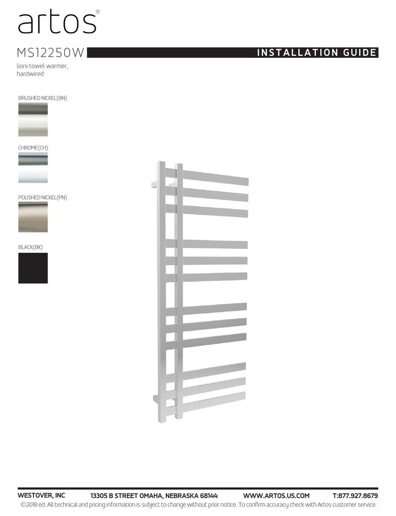 Artos MS12250W installation guide