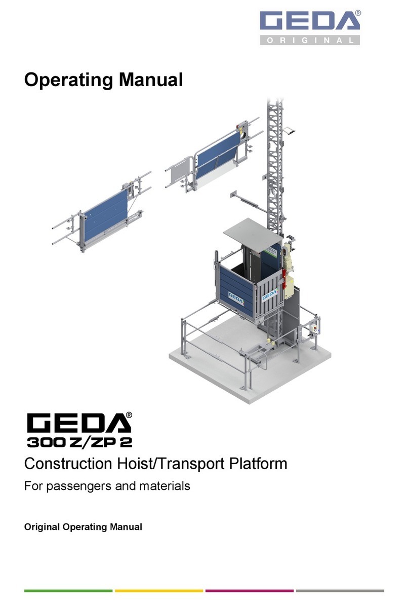 GEDA 300 Z operating manual