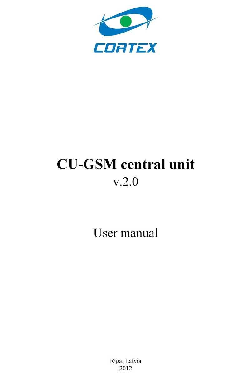 Cortex CU-GSM User manual