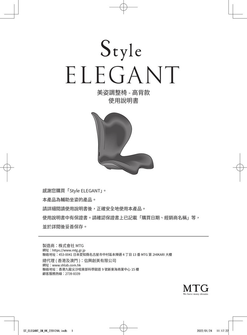 MTG STYLE ELEGANT User manual