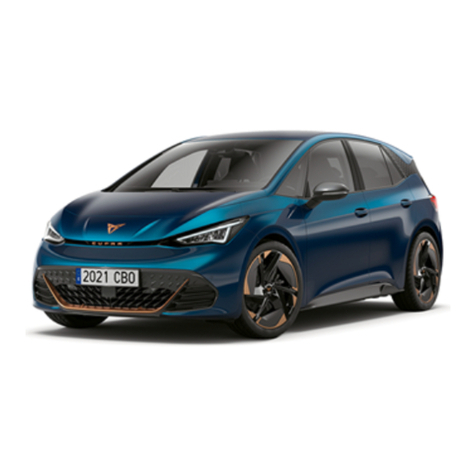 Cupra BORN 2022 User manual Cupra BORN 2022 User manual
