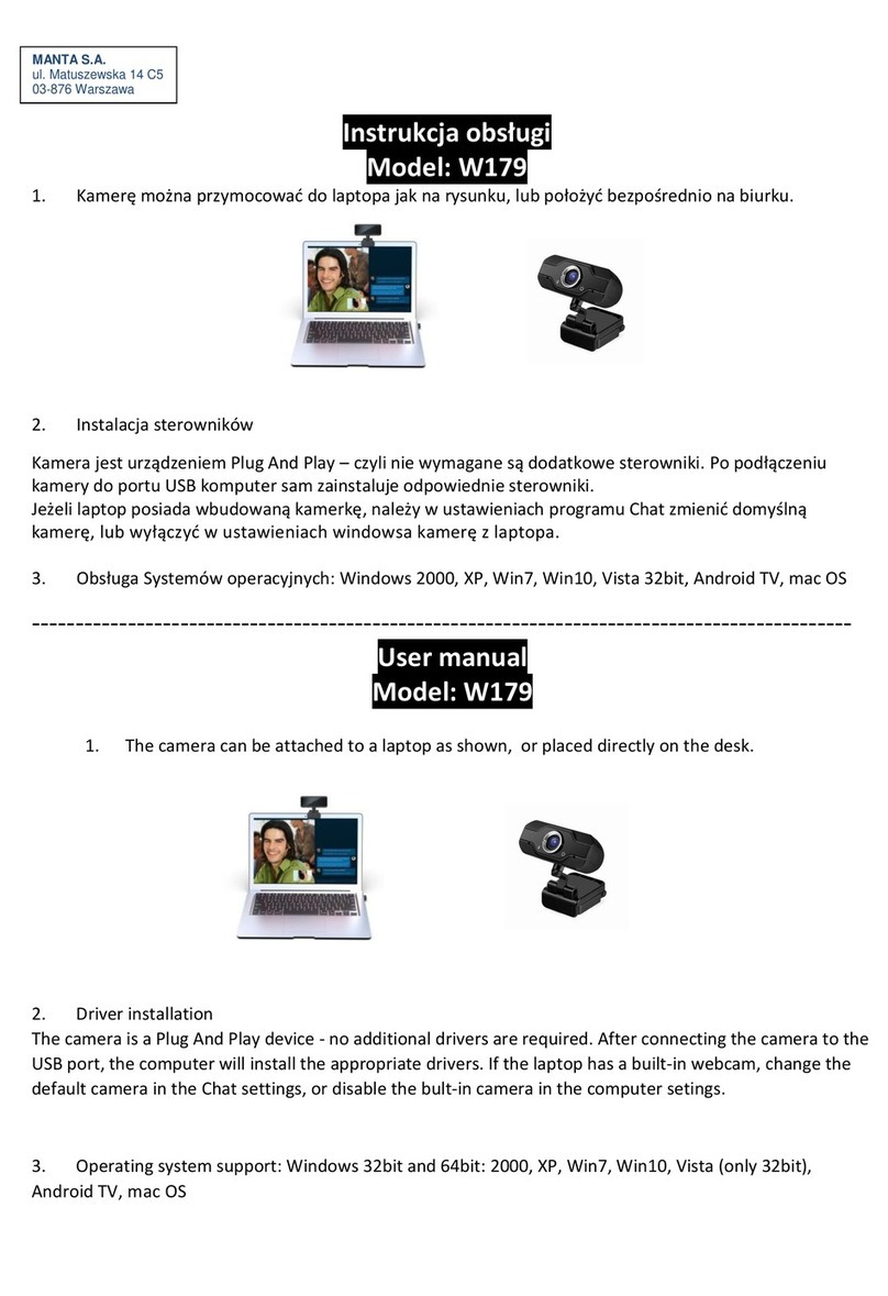 Manta W179 user manual