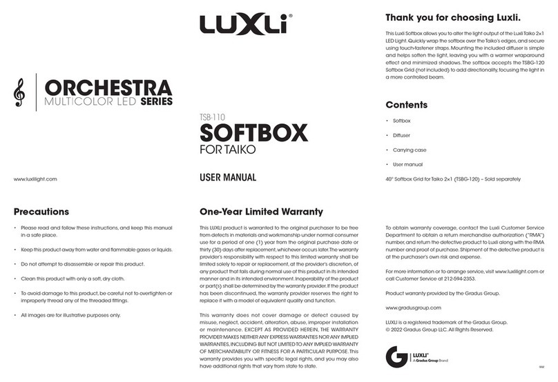 Gradus Group Orchestra Luxli TSB-110 user manual