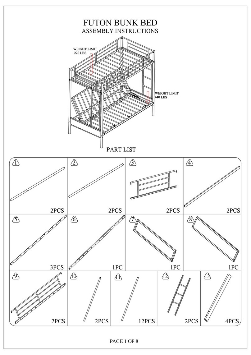 HOMEDEPOT FUTON User manual