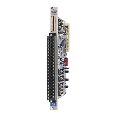Control Technologies CTI 2554-A Installation and operation guide Control Technologies CTI 2554-A Installation and operation guide