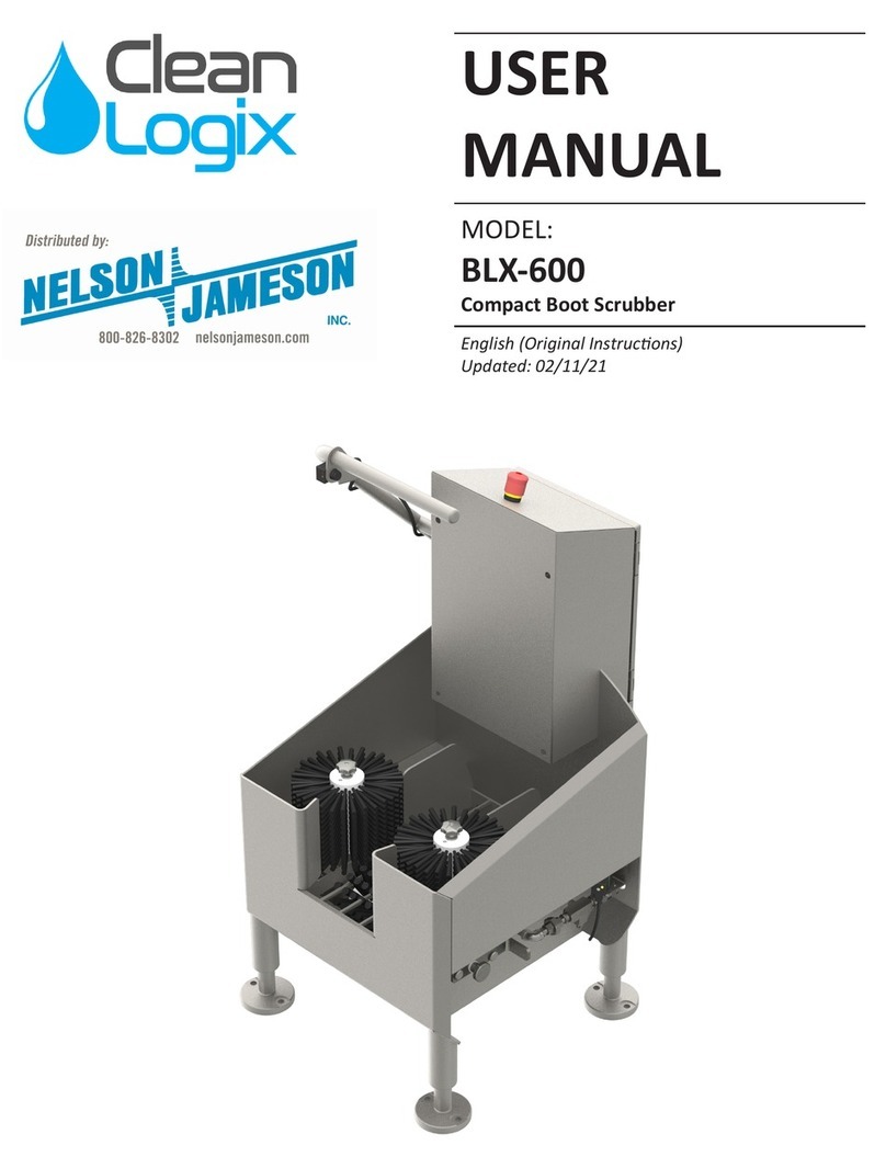 Nelson-Jameson Clean Logix BLX-600 user manual