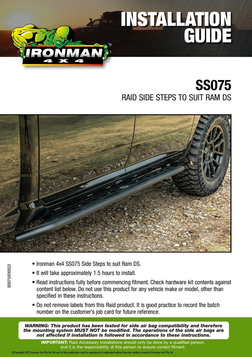 Ironman4x4 SS075 User manual Ironman4x4 SS075 User manual