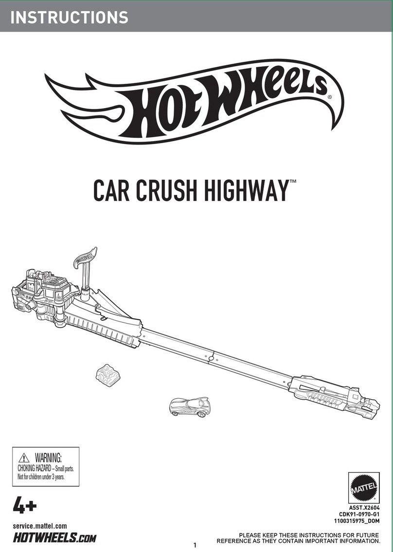 Mattel Hot Wheels CAR CRUSH HIGHWAY User manual Mattel Hot Wheels CAR CRUSH HIGHWAY User manual