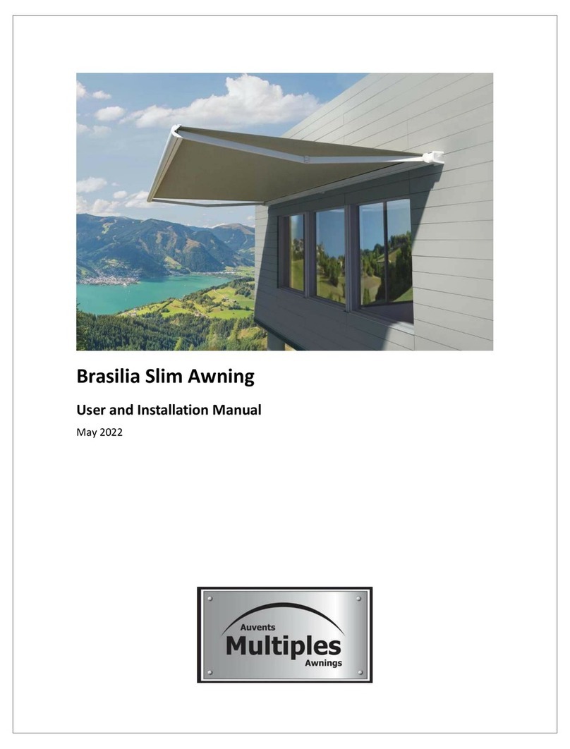Multiple Awnings Brasilia User and installation manual