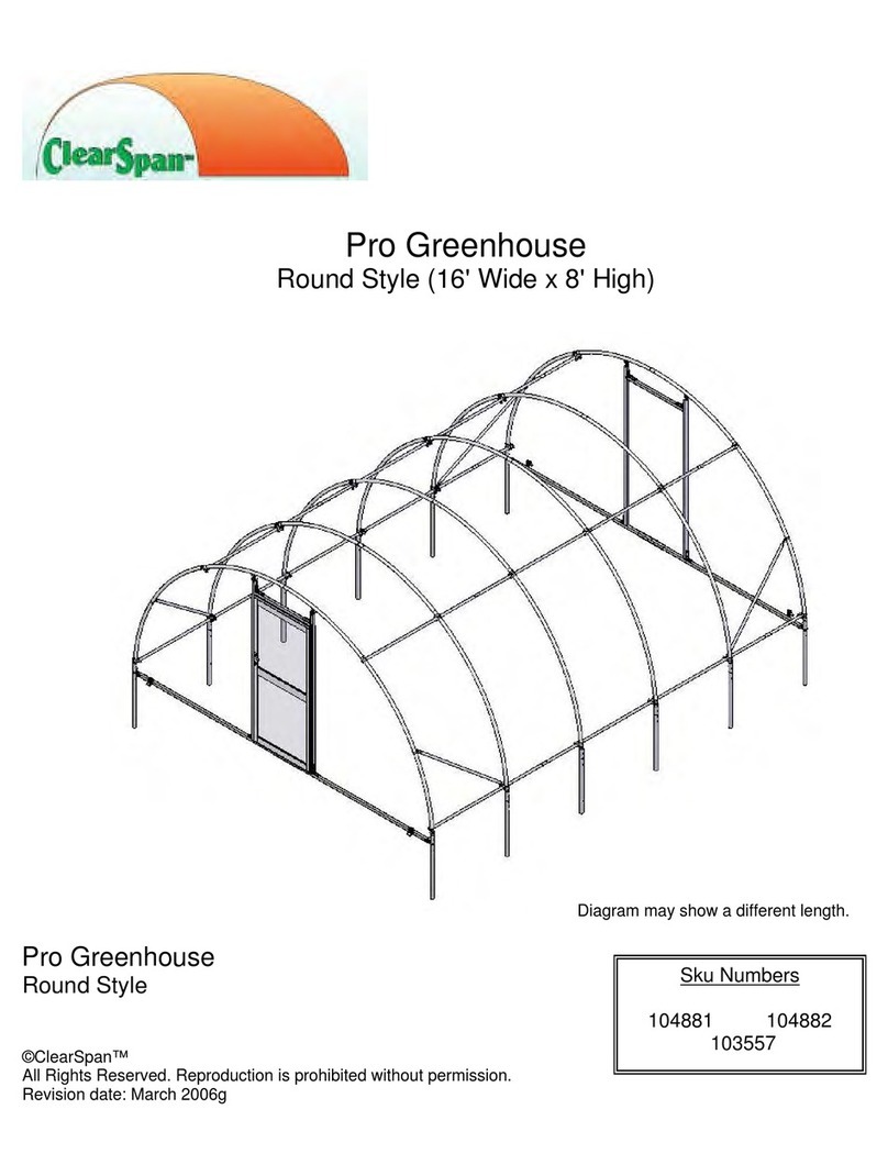 ClearSpan 104881 Assembly instructions