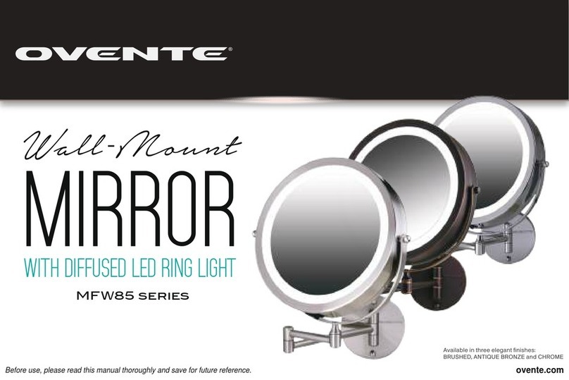 Ovente MFW85 Series manual